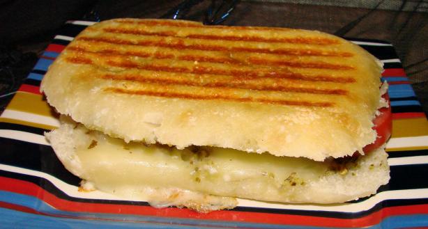 Tomato, Mozzarella & Pesto Panini. Photo by Boomette