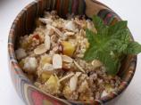 Bulgur Wheat and Peach Salad