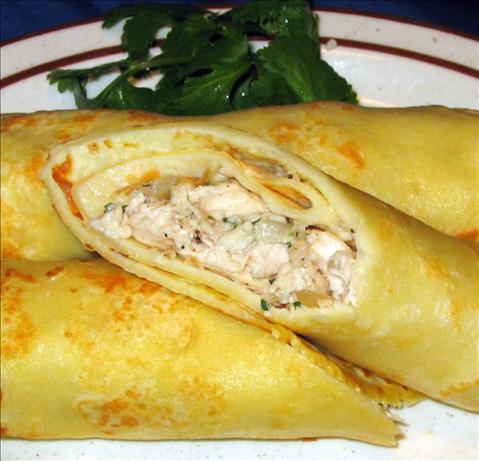Crepes With Meat Filling - Vleespannekoekjes - Dutch Recipe. Photo by Susie D