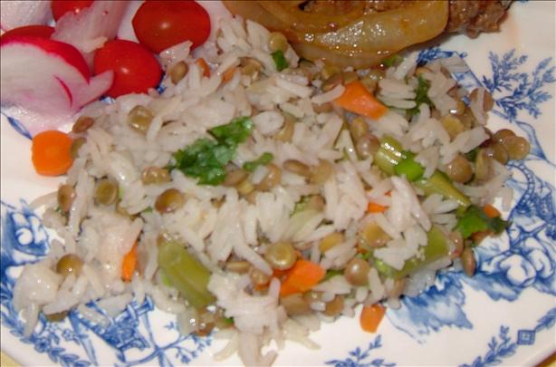 Lentil Rice Pilaf. Photo by PanNan