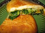 Green Panini With Roasted Peppers and Gruyere Cheese