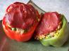 Spicy Stuffed Bell Peppers (Vegetarian/Vegan/Gluten-Free). Recipe by Prose