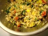 Fresh and Figgy Bulgur (Bulgor) Wheat Salad. Photo by Elise and family