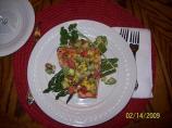 Grilled Salmon With Corn, Tomato, and Avocado Relish