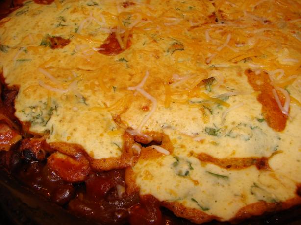 Spicy Tex-Mex Chicken Cobbler. Photo by Linky
