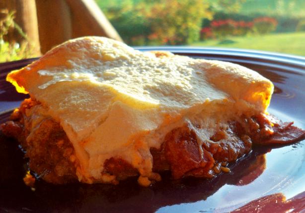 Upside Down Crescent Roll Pizza. Photo by Lainey6605