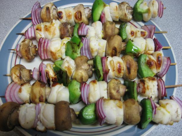 Garlic Scallop Kebabs. Photo by Papa D