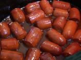 Barbecued Apricot Hot Dogs. Photo by Sara 76