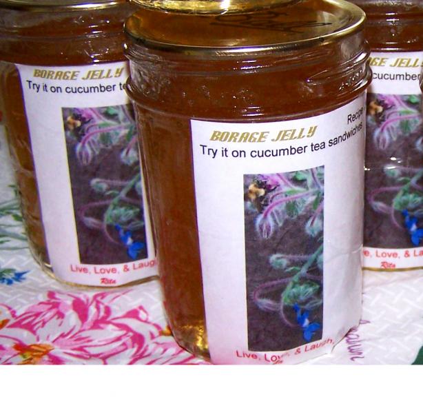 Borage Jelly. Photo by Rita~