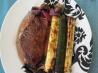 Johnny Garlic's Grilled Peppered Steak With Cabernet Balsamic Sa. Recipe by Scoutie