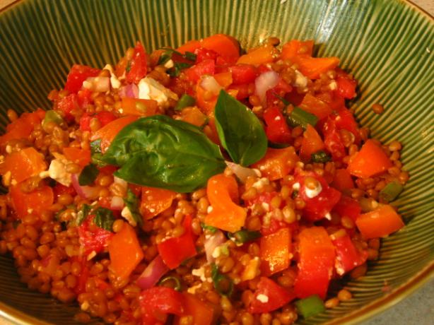 Hearty Mediterranean Salad. Photo by bellysmom