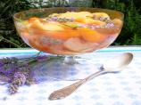 Fresh Peaches in Sauternes Soak With Angelica and Lavender