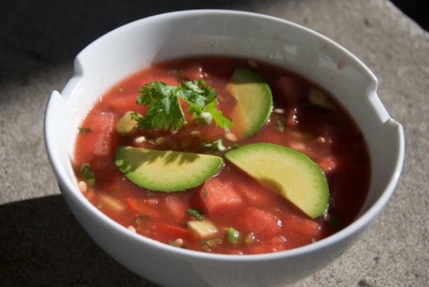 Watermelon Gazpacho. Photo by pleiad7