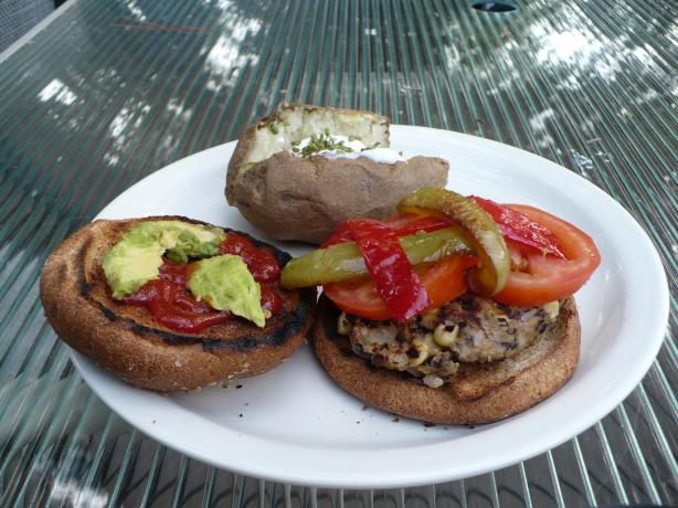 Black Bean-Brown Rice Burgers. Photo by Hannah Verrinder