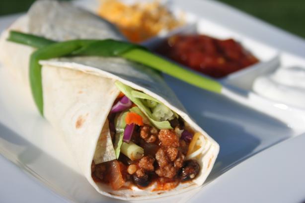 Tink's Spicy Beef & Black Bean Tacos. Photo by **Tinkerbell**
