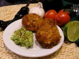 Chipotle Fish Cakes With Guacamole Salsa. Photo by thekosherchannel