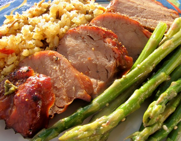 Peppered Pork Tenderloin. Photo by lazyme