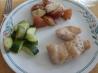 Snapper and Garlic Potatoes