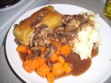 Beef En Croute With Marsala Sauce. Photo by angellore