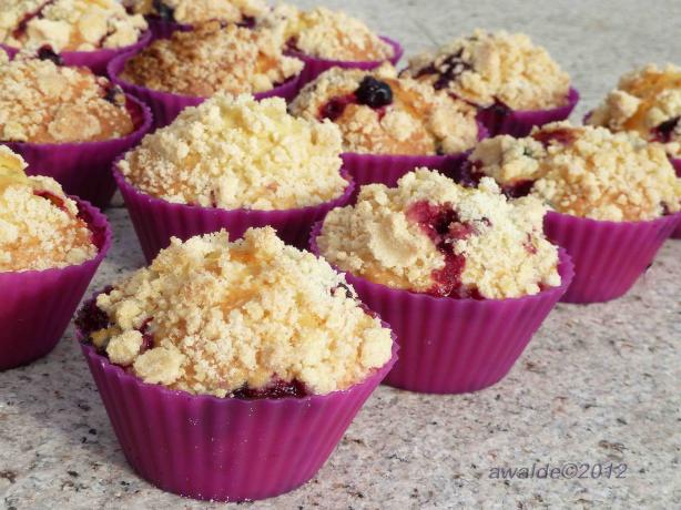 Blueberry Streusel Muffins. Photo by awalde