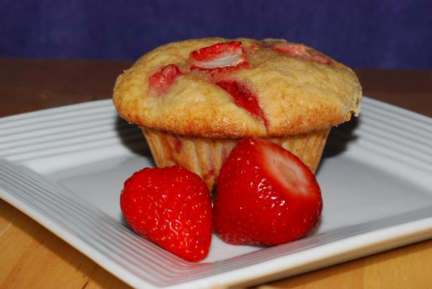 Strawberry Muffins. Photo by Katzen