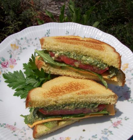 River Cottage Sorrel Pesto With Goat's Cheese. Photo by Rita~