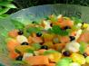 Peachy Fresh Fruit Salad With a Flourish of Angelica and Mint!