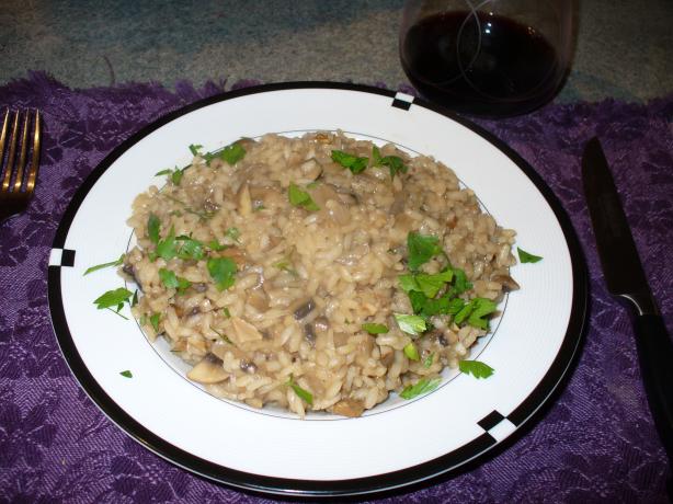 Mushroom Risotto. Photo by IngridH