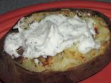 Stuffed Baked Potatoes with Horseradish Cream