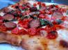 Pizza on the Grill W/Sausage & Mozzarella. Recipe by Deantini