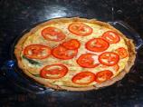 Quiche with Tomato, Basil, and Garlic. Photo by Tish