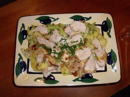 Chicken Salad Piccata. Photo by Kiwi Kathy