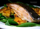 Jamika's Salmon With Pineapple Salsa. Photo by Chef floWer