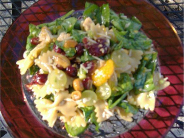 Chicken Bow Tie Salad. Photo by Deb's Recipes
