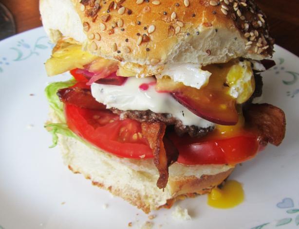 Saveur's Aussie Burger. Photo by Rita~