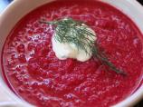 A Cold Summer Soup of Beets and Pimento Pepper