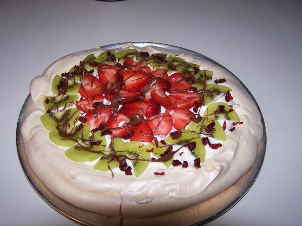 Strawberry Kiwi Pavlova. Photo by Chef Jean