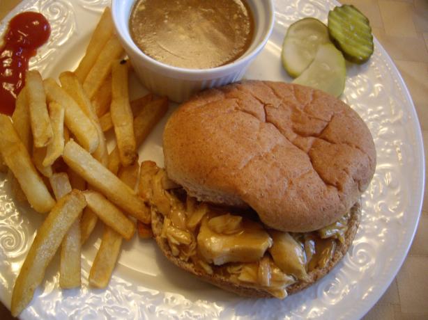 Chicken on a Bun. Photo by Sage