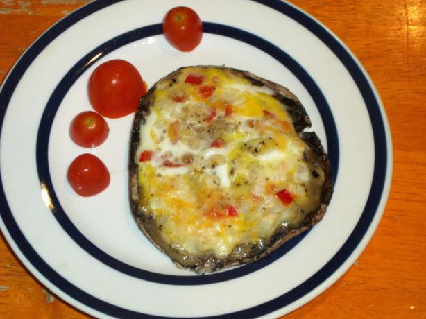 Grilled Portobello Omelette. Photo by Maryland Jim