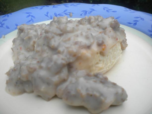 Biscuits and Sausage Gravy II. Photo by Bay Laurel
