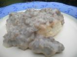 Biscuits and Sausage Gravy II. Photo by Bay Laurel