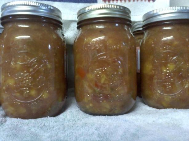 Peach & Tomato Salsa. Photo by Preschool Chef