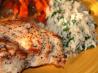 Chicken Tenders With Lemon Spinach Rice. Recipe by Ciocia DD