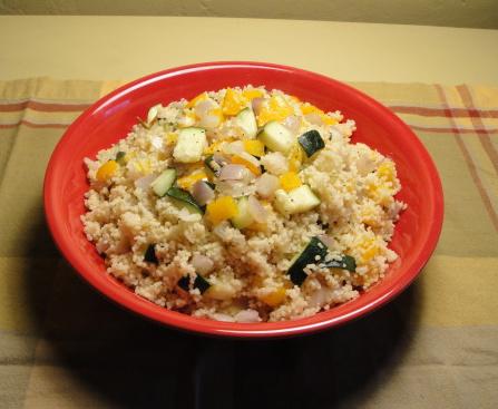 Healthy Couscous With Roasted Mediterranean Vegetables (Ww). Photo by Debbwl