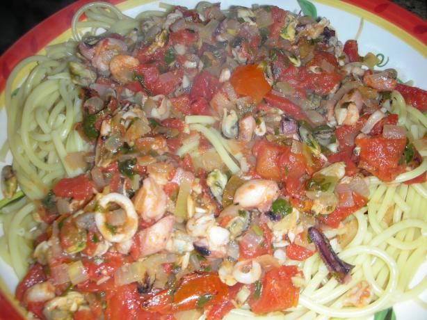 Seafood Pasta. Photo by JackieOhNo!