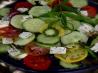 Tomato, Cucumber and Feta Salad With Lemon Verbena. Recipe by Cookgirl