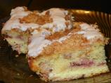 Rhubarb Berry Coffee Cake