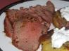 Grilled, Eye Round Roast. Recipe by Cap'n Ron