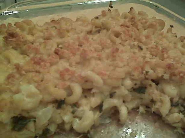 Double-Dutch Mac & Cheese With Chard. Photo by julicle