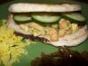 Curried Chicken Naan "taco". Recipe by ~Leslie~